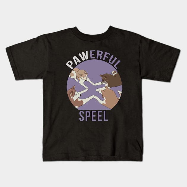 PAWerful Speel Kids T-Shirt by DiegoCarvalho